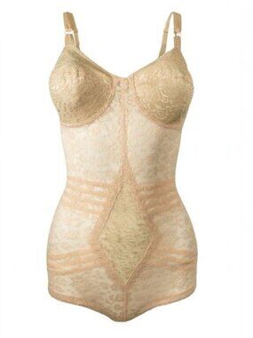 Rago 9057 Plus Size Extra-Firm Control Body Briefer Women 48DD